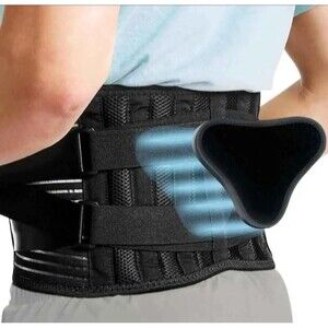 Dr Arthritis Back Brace Hernia Support Belt Lower Lumbar Men & Women Size MEDIUM